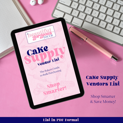 Cake Supply Vendors List