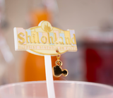 Printed Photo Drink Stirrers with Hanging Charms