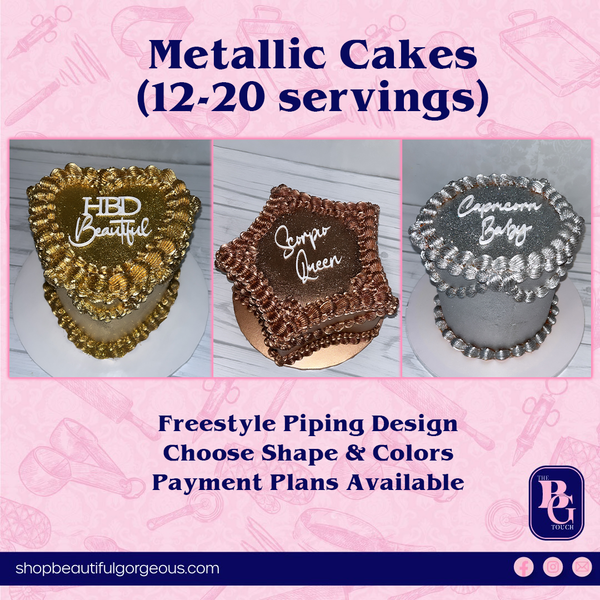 Metallic Cakes